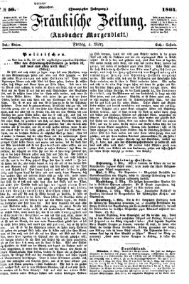 Fränkische Zeitung (Ansbacher Morgenblatt) Freitag 4. März 1864