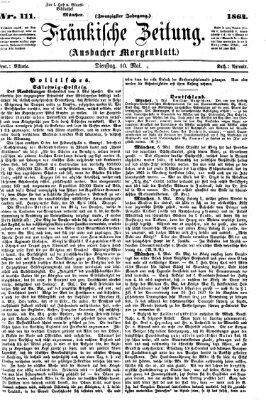 Fränkische Zeitung (Ansbacher Morgenblatt) Dienstag 10. Mai 1864