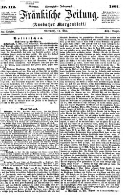 Fränkische Zeitung (Ansbacher Morgenblatt) Mittwoch 11. Mai 1864