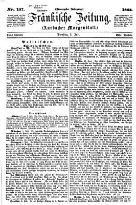 Fränkische Zeitung (Ansbacher Morgenblatt) Dienstag 5. Juli 1864