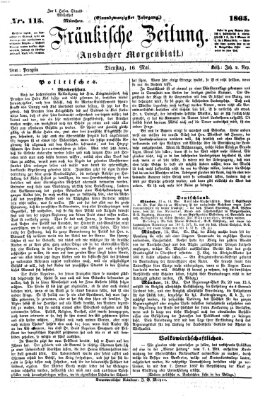 Fränkische Zeitung (Ansbacher Morgenblatt) Dienstag 16. Mai 1865