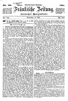 Fränkische Zeitung (Ansbacher Morgenblatt) Donnerstag 25. Mai 1865