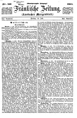 Fränkische Zeitung (Ansbacher Morgenblatt) Freitag 14. Juli 1865