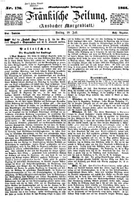 Fränkische Zeitung (Ansbacher Morgenblatt) Freitag 28. Juli 1865