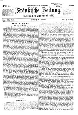 Fränkische Zeitung (Ansbacher Morgenblatt) Samstag 6. Januar 1866