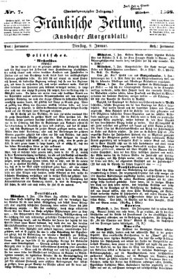 Fränkische Zeitung (Ansbacher Morgenblatt) Dienstag 9. Januar 1866