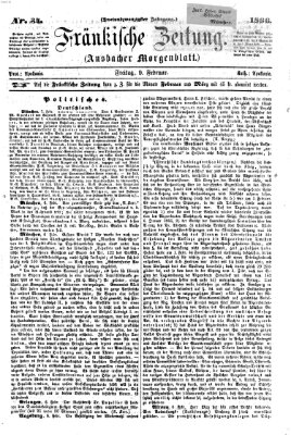 Fränkische Zeitung (Ansbacher Morgenblatt) Freitag 9. Februar 1866