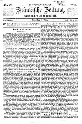 Fränkische Zeitung (Ansbacher Morgenblatt) Donnerstag 8. März 1866