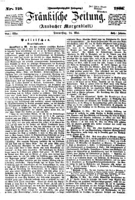 Fränkische Zeitung (Ansbacher Morgenblatt) Donnerstag 24. Mai 1866