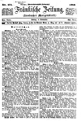 Fränkische Zeitung (Ansbacher Morgenblatt) Freitag 9. November 1866