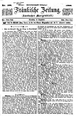 Fränkische Zeitung (Ansbacher Morgenblatt) Samstag 8. Dezember 1866