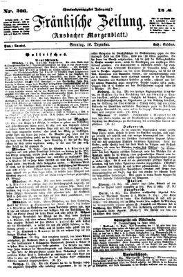 Fränkische Zeitung (Ansbacher Morgenblatt) Sonntag 16. Dezember 1866