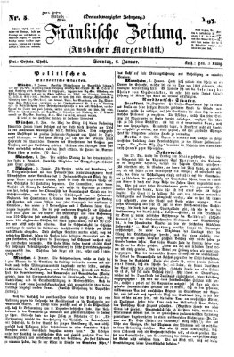 Fränkische Zeitung (Ansbacher Morgenblatt) Sonntag 6. Januar 1867