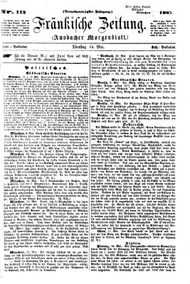 Fränkische Zeitung (Ansbacher Morgenblatt) Dienstag 14. Mai 1867