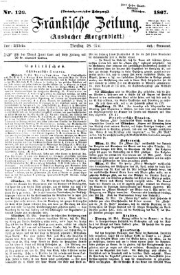 Fränkische Zeitung (Ansbacher Morgenblatt) Dienstag 28. Mai 1867