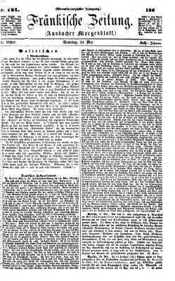 Fränkische Zeitung (Ansbacher Morgenblatt) Sonntag 24. Mai 1868