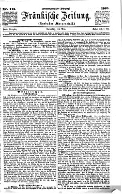 Fränkische Zeitung (Ansbacher Morgenblatt) Sonntag 16. Mai 1869