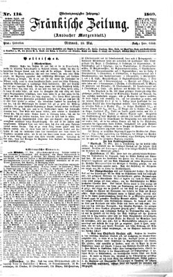 Fränkische Zeitung (Ansbacher Morgenblatt) Mittwoch 19. Mai 1869