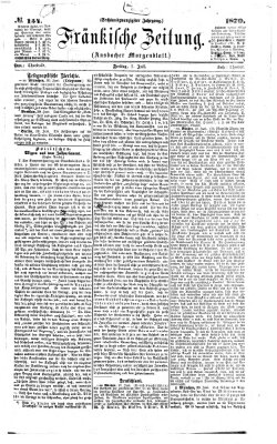 Fränkische Zeitung (Ansbacher Morgenblatt) Freitag 1. Juli 1870