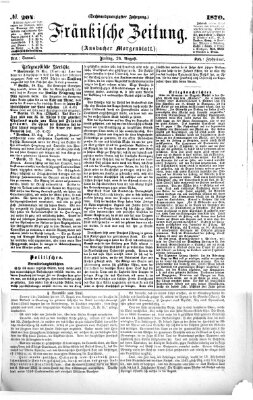 Fränkische Zeitung (Ansbacher Morgenblatt) Freitag 26. August 1870