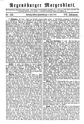 Regensburger Morgenblatt Dienstag 2. Juli 1861