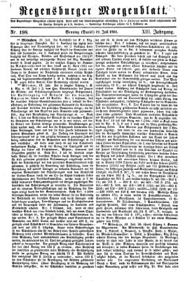 Regensburger Morgenblatt Sonntag 21. Juli 1861