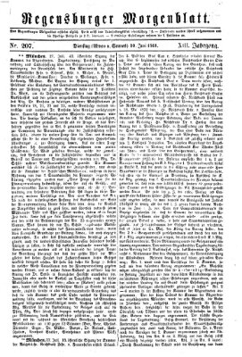 Regensburger Morgenblatt Dienstag 30. Juli 1861