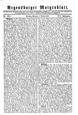 Regensburger Morgenblatt Dienstag 8. Oktober 1861