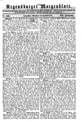 Regensburger Morgenblatt Donnerstag 19. Dezember 1861