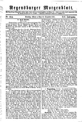 Regensburger Morgenblatt Dienstag 24. Dezember 1861