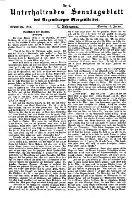 Regensburger Morgenblatt. Unterhaltendes Sonntagsblatt des Regensburger Morgenblattes (Regensburger Morgenblatt) Sonntag 13. Januar 1861