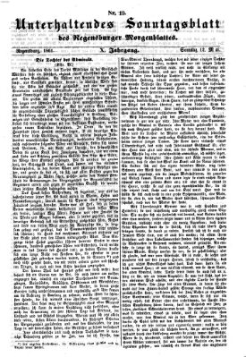 Regensburger Morgenblatt. Unterhaltendes Sonntagsblatt des Regensburger Morgenblattes (Regensburger Morgenblatt) Sonntag 12. Mai 1861