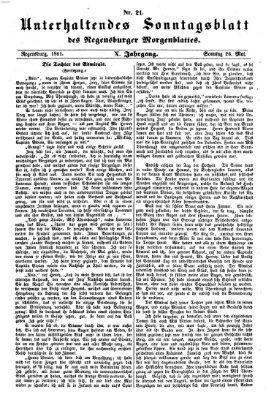 Regensburger Morgenblatt. Unterhaltendes Sonntagsblatt des Regensburger Morgenblattes (Regensburger Morgenblatt) Sonntag 26. Mai 1861