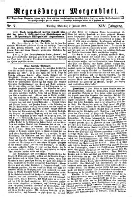 Regensburger Morgenblatt Dienstag 7. Januar 1862