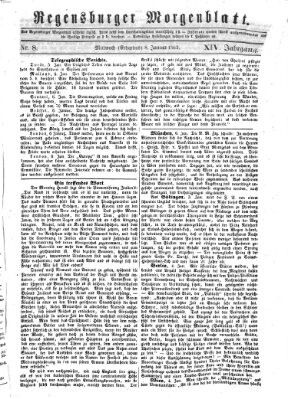 Regensburger Morgenblatt Mittwoch 8. Januar 1862