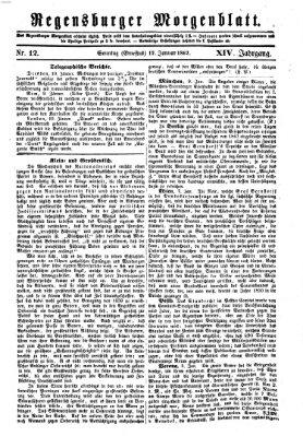 Regensburger Morgenblatt Sonntag 12. Januar 1862