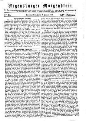 Regensburger Morgenblatt Sonntag 19. Januar 1862