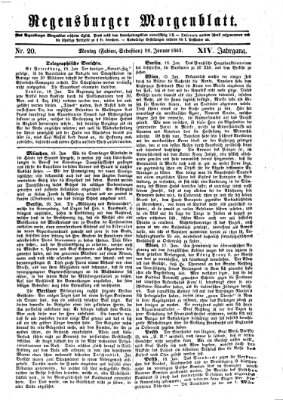 Regensburger Morgenblatt Montag 20. Januar 1862