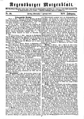 Regensburger Morgenblatt Freitag 7. Februar 1862