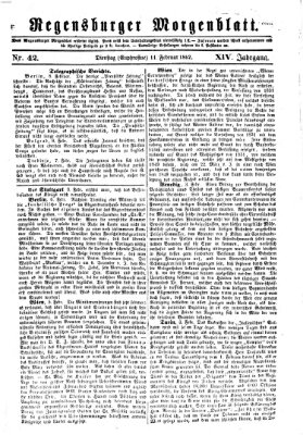 Regensburger Morgenblatt Dienstag 11. Februar 1862