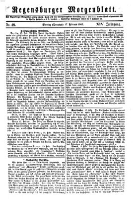 Regensburger Morgenblatt Montag 17. Februar 1862