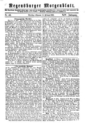 Regensburger Morgenblatt Dienstag 18. Februar 1862