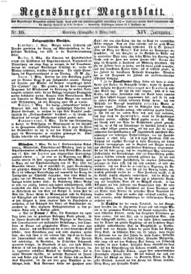 Regensburger Morgenblatt Sonntag 9. März 1862