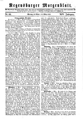 Regensburger Morgenblatt Montag 10. März 1862