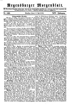 Regensburger Morgenblatt Samstag 12. April 1862