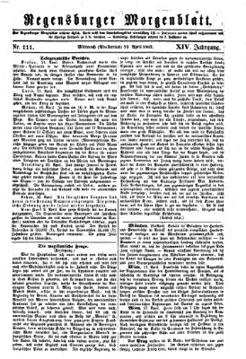 Regensburger Morgenblatt Mittwoch 23. April 1862