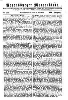 Regensburger Morgenblatt Mittwoch 30. April 1862