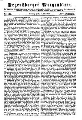 Regensburger Morgenblatt Sonntag 18. Mai 1862