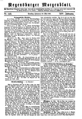 Regensburger Morgenblatt Samstag 24. Mai 1862