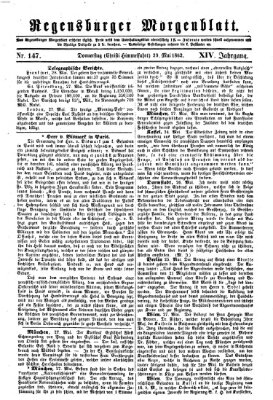 Regensburger Morgenblatt Donnerstag 29. Mai 1862